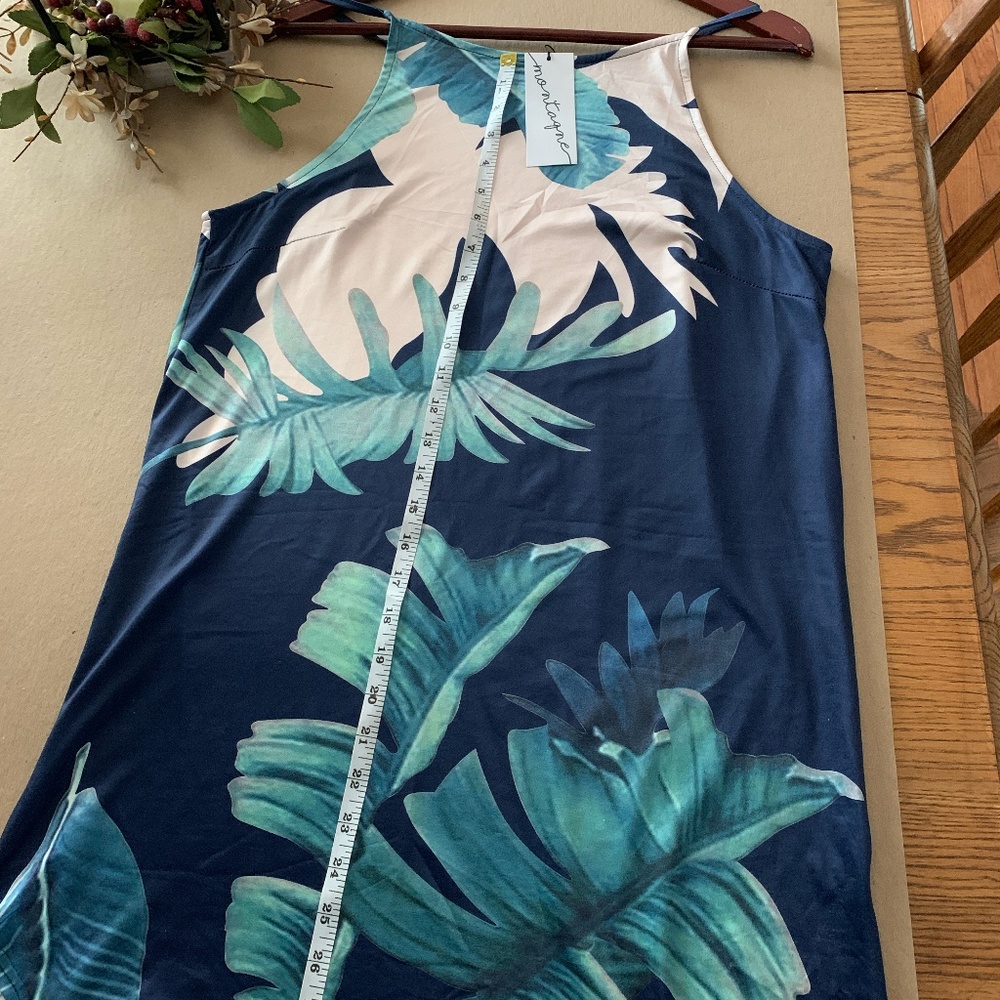NWT High neck tank summer sheath dress Size M
